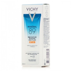 Vichy Mineral 89 Light 72ωρη Ενυδατική Λεπτόρρευστη Κρέμα Προσώπου Ημέρας με SPF50 50ml