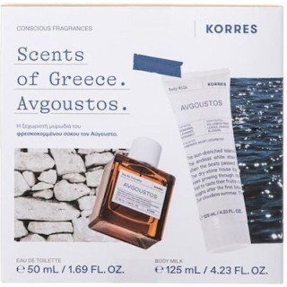 KORRES Promo Avgoustos Eau de Toilette 50ml & Avgoustos Γαλάκτωμα Σώματος 125ml