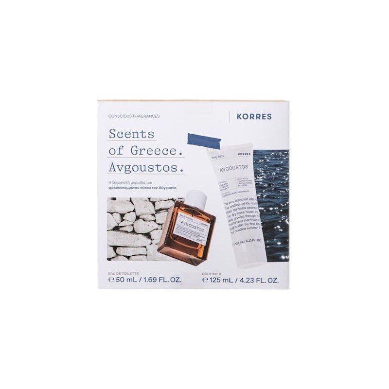 KORRES Promo Avgoustos Eau de Toilette 50ml & Avgoustos Γαλάκτωμα Σώματος 125ml KORRES Promo Avgoustos Eau de Toilette 50ml & Avgoustos Γαλάκτωμα Σώματος 125ml