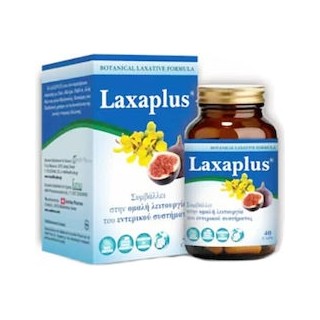 Laxaplus (40caps) - Φόρμουλα Βοτάνων & Προβιοτικών για Υγιές Γαστρεντερικό