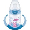 Nuk First Choice Peppa Pig Εκπαιδευτικό Μπιμπερό Σιλικόνης με Λαβές Μπλε 150ml