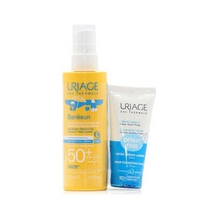 URIAGE Bariesun Spray Child Moisturizing High Protection SPF50+ 200ml + Free Cleansing Cream 50ml