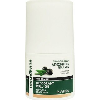 Macrovita Roll On Indulging Αποσμητικο Με Λαδι Ελιας & Βρωμη 50ML