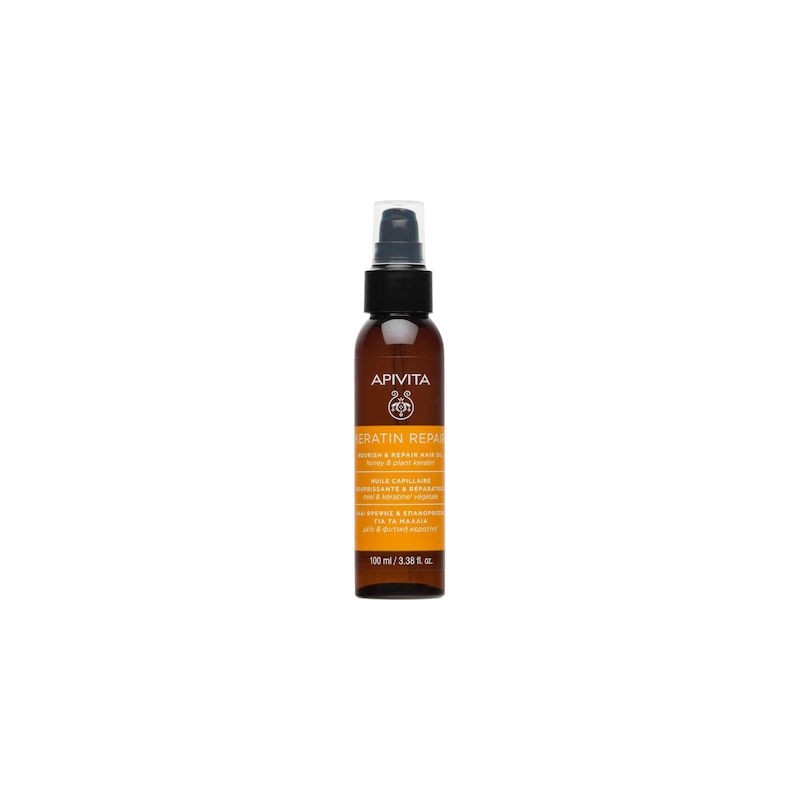 Apivita Keratin Repair Λάδι Μαλλιών για Επανόρθωση με Κερατίνη 100ml Apivita Keratin Repair Λάδι Μαλλιών για Επανόρθωση με Κερατίνη 100ml