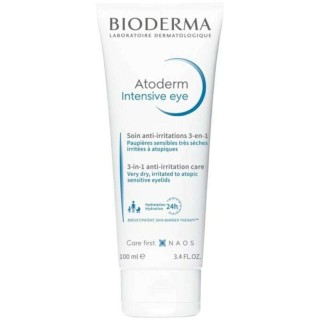 Bioderma Atoderm Intensive 3-In-1 Ενυδατική Κρέμα Ματιών για Ευαίσθητες Επιδερμίδες 100ml