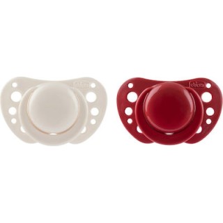 Chicco Physio Air Σετ Πιπίλες 2 τμχ Μπεζ - Μπορντό 6-16m