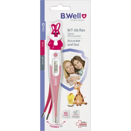 B-WELL WT-06 FLEX ΨΗΦΙΑΚΟ ΘΕΡΜΟΜΕΤΡΟ ΚΑΤΑΛΛΗΛΟ ΓΙΑ ΜΩΡΑ ΜΕ ΚΟΥΝΕΛΑΚΙ