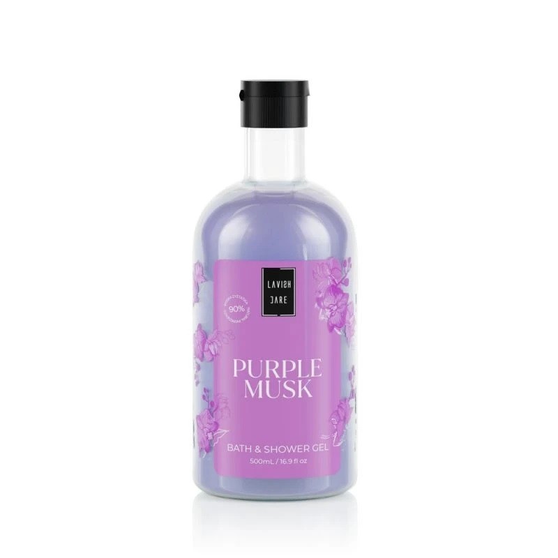 Lavish Care Purple Musk Shower Gel 500ml Lavish Care Purple Musk Shower Gel 500ml