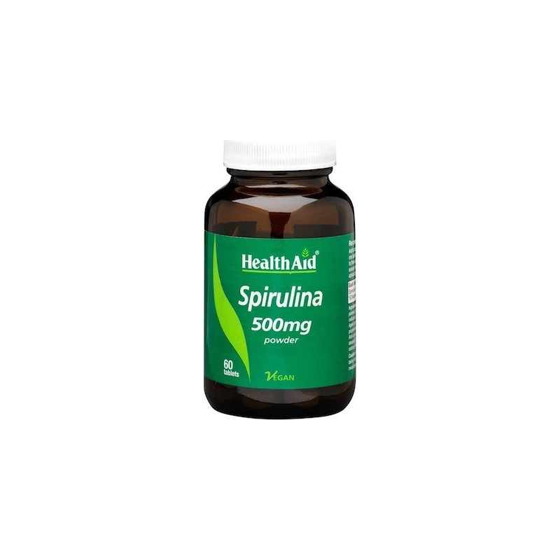 Health Aid Spirulina 500mg 60 ταμπλέτες Health Aid Spirulina 500mg 60 ταμπλέτες