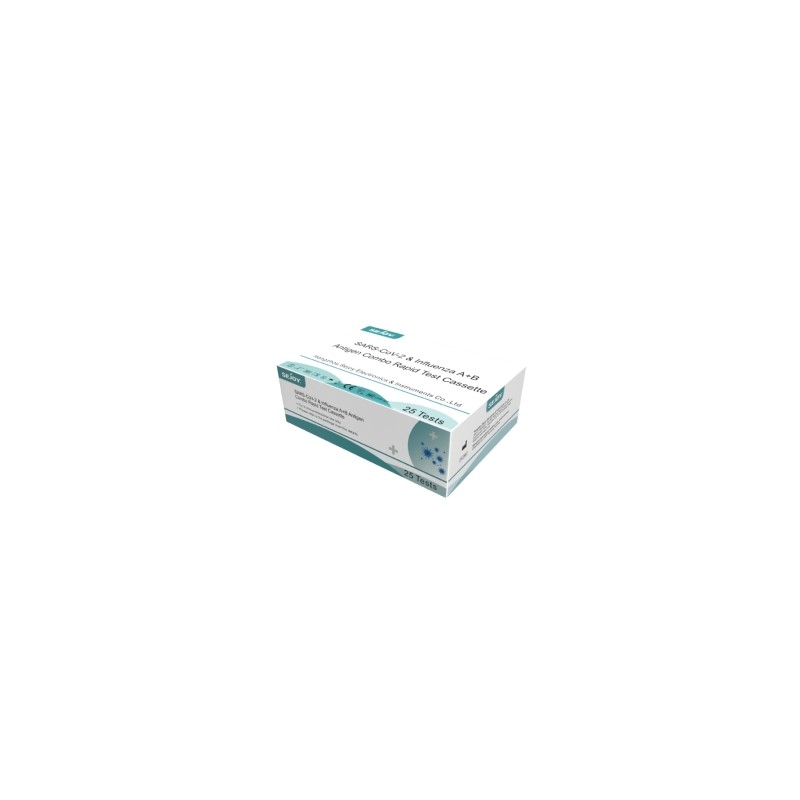 Διπλό Test Covid & Influenza A/B με 25 τεμάχια Διπλό Test Covid & Influenza A/B με 25 τεμάχια