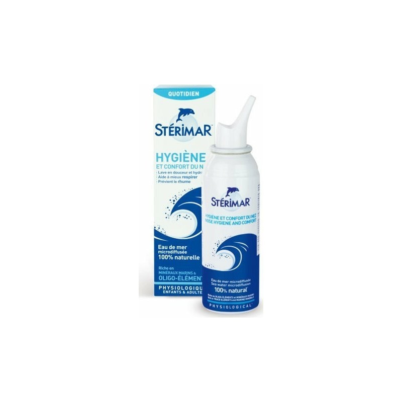 Sterimar Nasal Hygiene Ρινικό Σπρέι Ισότονο με Θαλασσινό Νερό για Όλη την Οικογένεια από 3 Ετών 100ml Sterimar Nasal Hygiene Ρινικό Σπρέι Ισότονο με Θαλασσινό Νερό για Όλη την Οικογένεια από 3 Ετών 100ml
