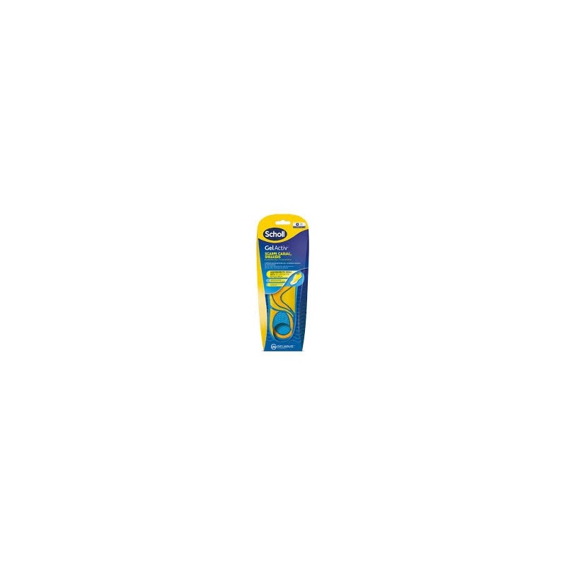 SCHOLL Gel Activ Πάτοι για Καθημερινά Υποδήματα & Απορρόφηση Κραδασμών Small (35.5-40.5 Μέγεθος) 2τμχ SCHOLL Gel Activ Πάτοι για Καθημερινά Υποδήματα & Απορρόφηση Κραδασμών Small (35.5-40.5 Μέγεθος) 2τμχ