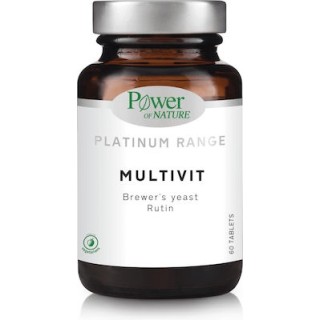 Power Health Platinum Range Multivit Βιταμίνη για Ενέργεια 60 ταμπλέτες