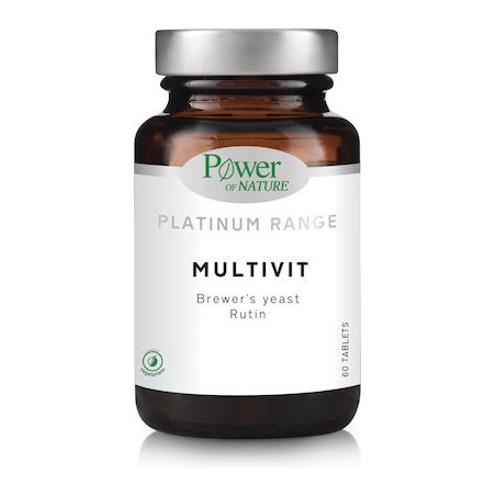 Power Health Platinum Range Multivit Βιταμίνη για Ενέργεια 60 ταμπλέτες