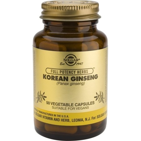Solgar Ginseng Korean 520mg 50 φυτικές κάψουλες