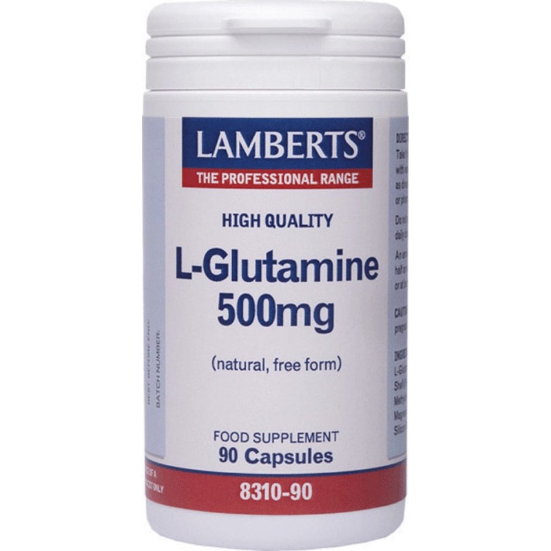 Lamberts L-glutamine 500mg 90 ταμπλέτες Lamberts L-glutamine 500mg 90 ταμπλέτες