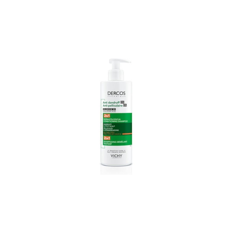 Vichy Dercos Anti Dandruff DS 2in1 Σαμπουάν κατά της Πιτυρίδας για Ξηρά Μαλλιά 390ml Vichy Dercos Anti Dandruff DS 2in1 Σαμπουάν κατά της Πιτυρίδας για Ξηρά Μαλλιά 390ml