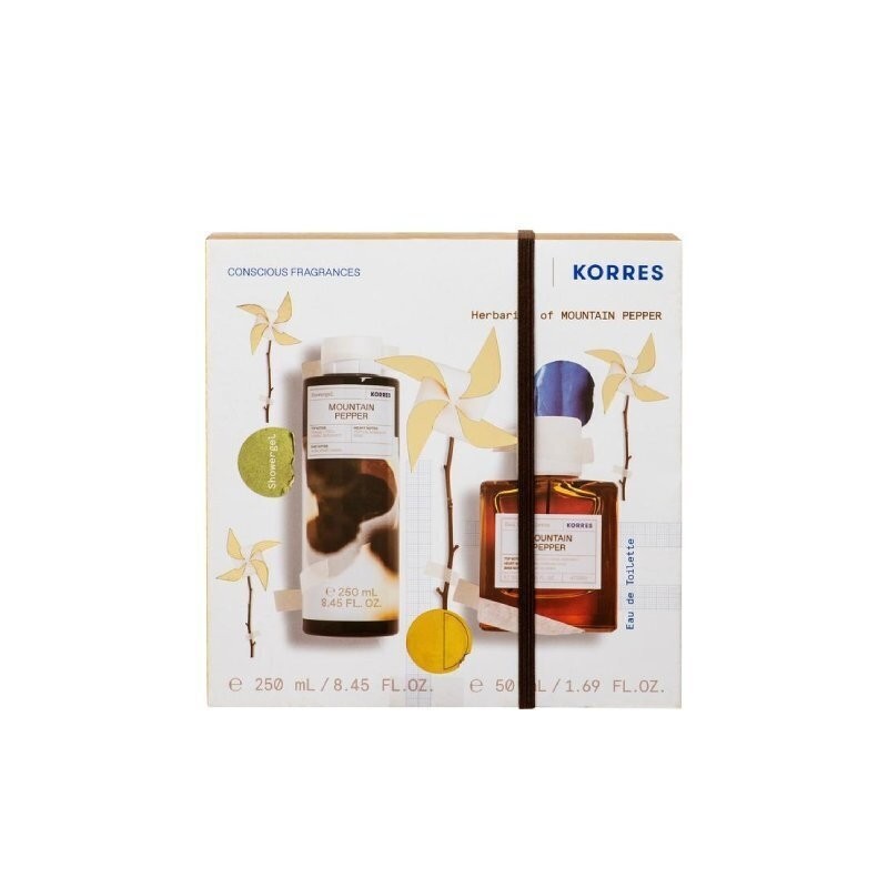 Korres Πακέτο Promo Mountain Pepper Ανδρικό Αφρόλουτρο 250ml & Ανδρικό Άρωμα 50ml Korres Πακέτο Promo Mountain Pepper Ανδρικό Αφρόλουτρο 250ml & Ανδρικό Άρωμα 50ml