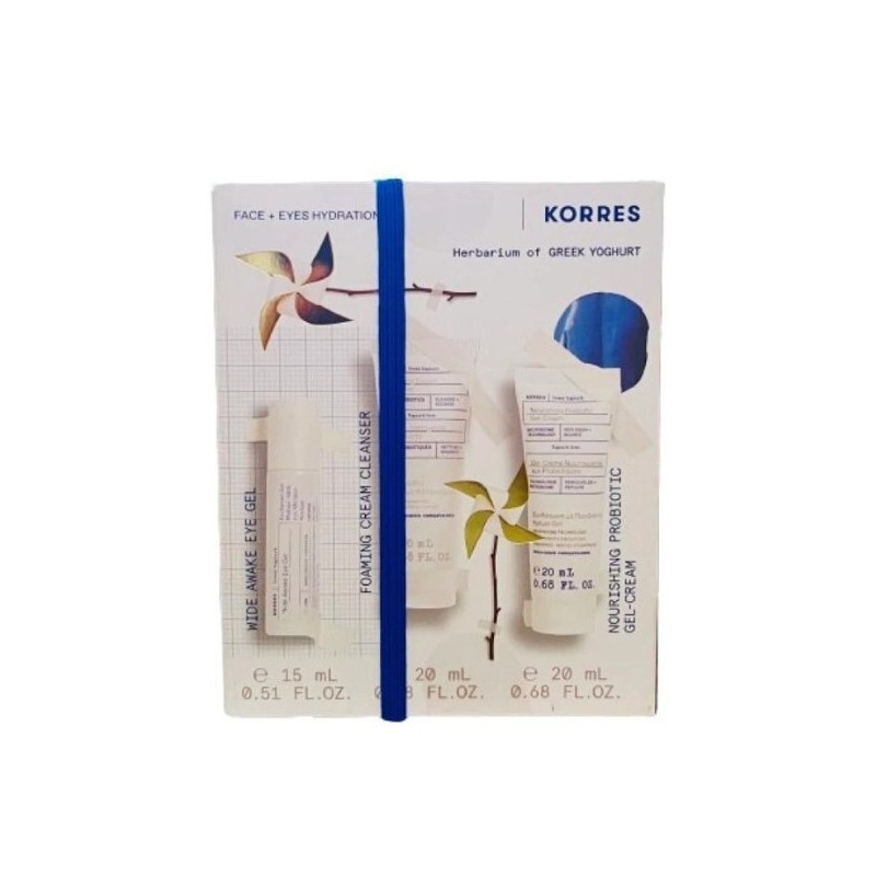 Korres Promo Ενυδατικό Gel Ματιών 15ml & Foaming Cleanser Προσώπου 20ml & Ενυδατική Gel Κρέμα Προσώπου 20ml Korres Promo Ενυδατικό Gel Ματιών 15ml & Foaming Cleanser Προσώπου 20ml & Ενυδατική Gel Κρέμα Προσώπου 20ml