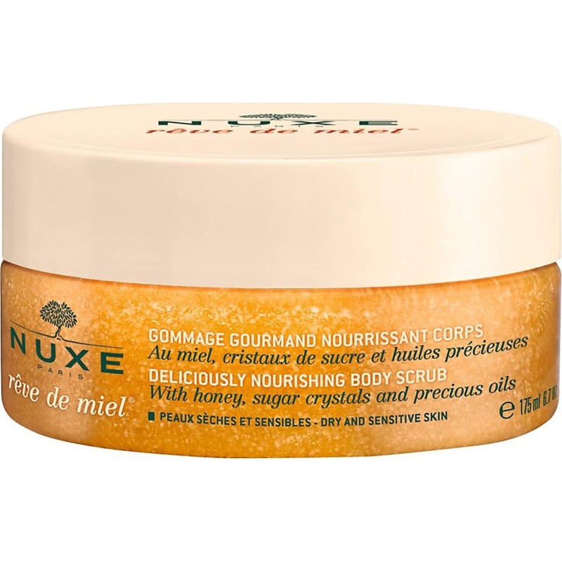 Nuxe Reve de Miel Scrub Σώματος Απολαυστικό Θρεπτικό με Μέλι,Κρυστάλλους Ζάχαρης & Πολύτιμα Έλαια 175ml Nuxe Reve de Miel Scrub Σώματος Απολαυστικό Θρεπτικό με Μέλι,Κρυστάλλους Ζάχαρης & Πολύτιμα Έλαια 175ml