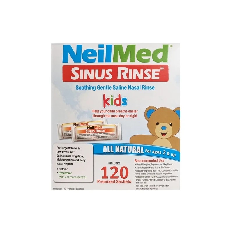 NeilMed Sinus Rinse Kids - Ανταλλακτικοί φακελίσκοι για παιδιά, 120 Φακελάκια NeilMed Sinus Rinse Kids - Ανταλλακτικοί φακελίσκοι για παιδιά, 120 Φακελάκια