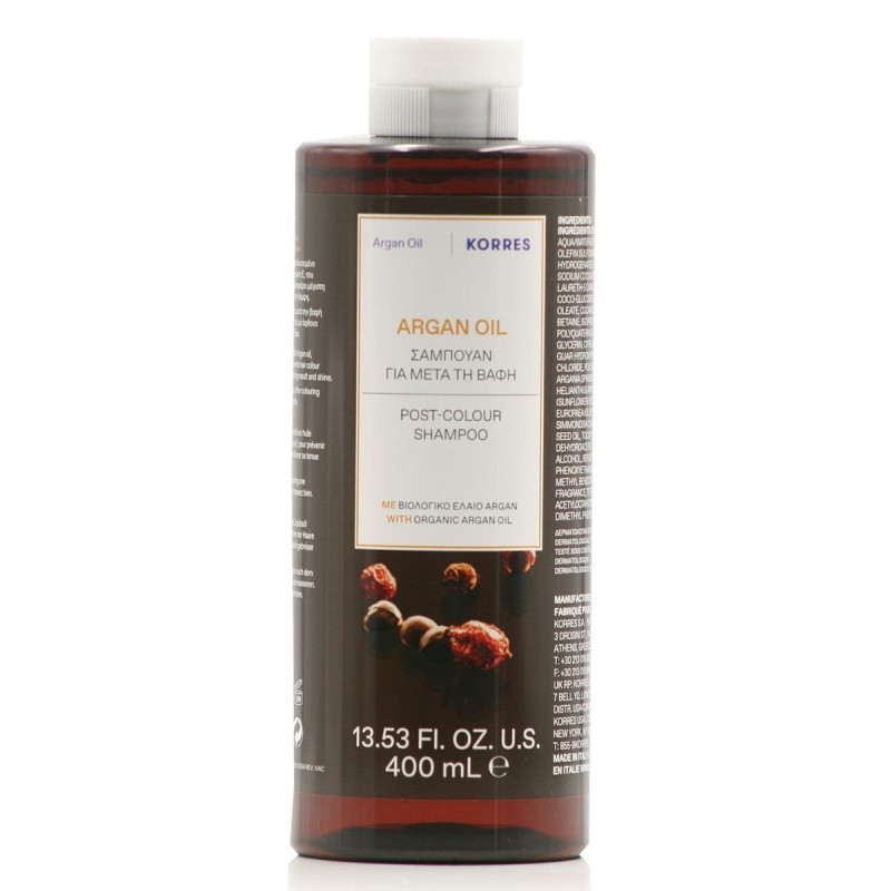 Korres Argan Oil Σαμπουάν για μετά τη βαφή 400ml Korres Argan Oil Σαμπουάν για μετά τη βαφή 400ml