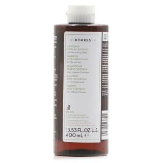 Korres Σαμπουάν Αλόη & Δίκταμο Κανονικά Μαλλιά 400ml