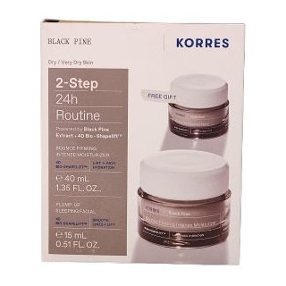 Korres Gift Set Μαύρη Πεύκη Κρέμα Ημέρας Ξηρές / Πολύ Ξηρές Επιδερμίδες Για Σύσφιγξη & Lifting 40ml & Δώρο Κρέμα Νυκτός 15ml