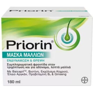 Priorin Μάσκα Μαλλιών για Τριχόπτωση 180ml