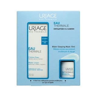 Uriage Eau Thermale Promo Water Cream, 40ml & Water Sleeping Mask, 15ml