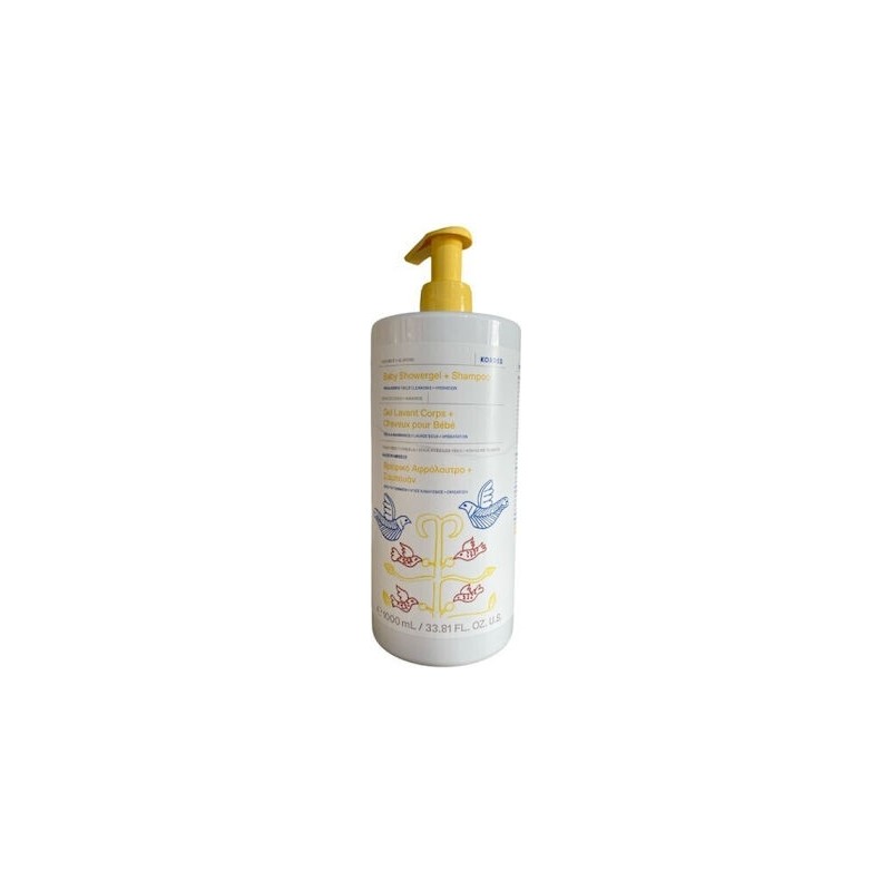 Korres Baby Showergel & Shampoo Coconut & Almond 1000ml Korres Baby Showergel & Shampoo Coconut & Almond 1000ml