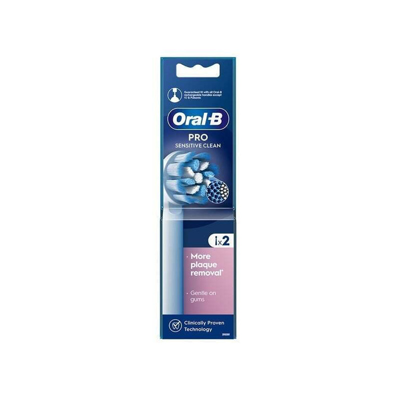 Oral-B Pro Sensitive Clean Ανταλλακτικές Κεφαλές 2τμχ Oral-B Pro Sensitive Clean Ανταλλακτικές Κεφαλές 2τμχ