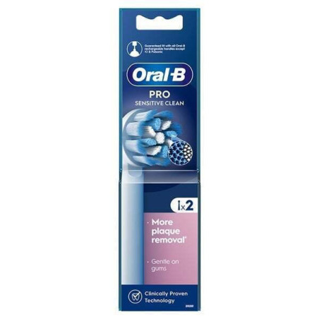 Oral-B Pro Sensitive Clean Ανταλλακτικές Κεφαλές 2τμχ