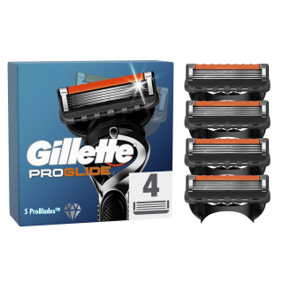 Gillette 5 Proglide Ανταλλακτικές Κεφαλές με 5 Λεπίδες 4τμχ