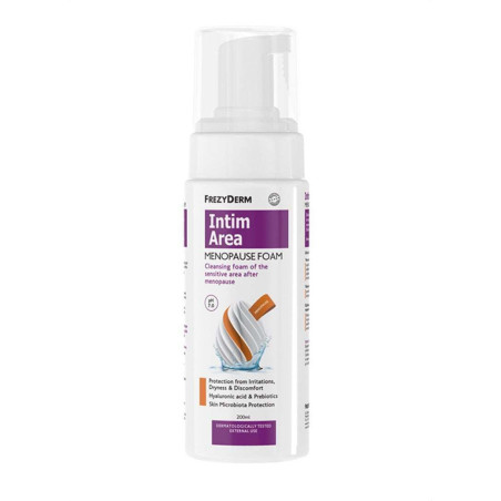 Frezyderm Intim Area Menopause Foam Ph7.0 Αφρός Καθαρισμού Ευαίσθητης Περιοχής Ερεθισμούς & Ξηρότητα 200ml