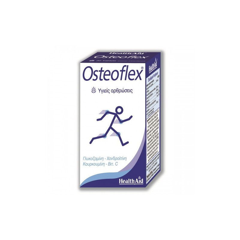 Health Aid Osteoflex Συμπλήρωμα για την Υγεία των Αρθρώσεων 30 ταμπλέτες Health Aid Osteoflex Συμπλήρωμα για την Υγεία των Αρθρώσεων 30 ταμπλέτες