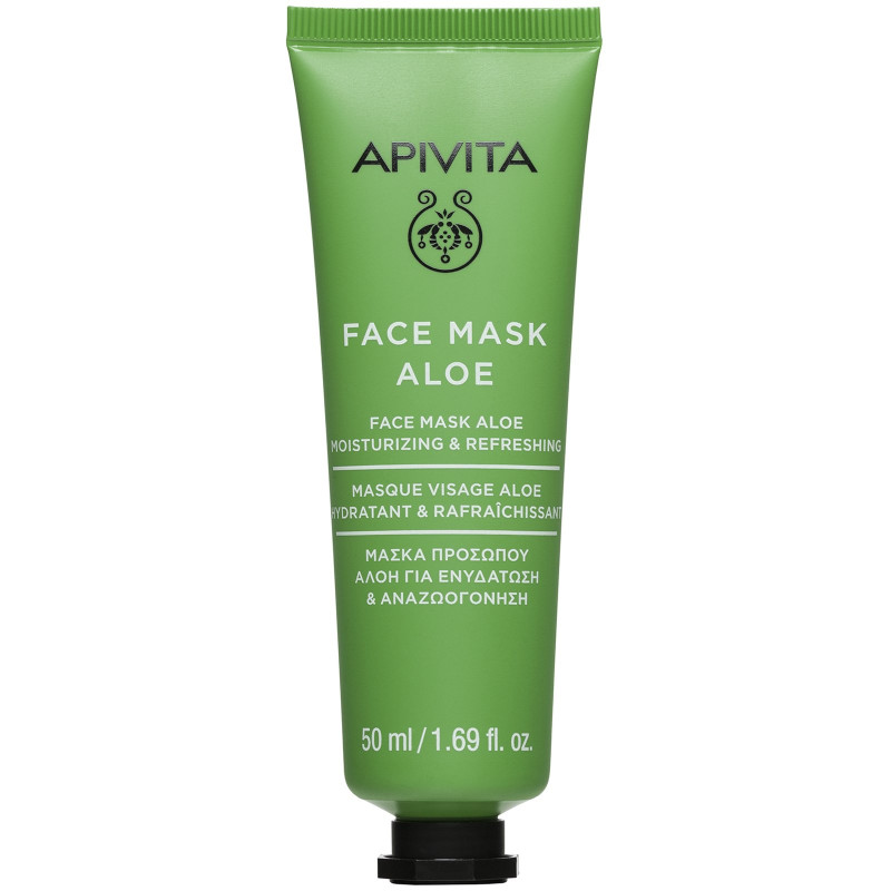 Apivita Face Mask With Aloe Μάσκα Ενυδάτωσης με Αλόη 50ml. Apivita Face Mask With Aloe Μάσκα Ενυδάτωσης με Αλόη 50ml.