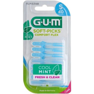 Gum Soft Picks Comfort Flex Cool Mint (669) Small 40τεμ