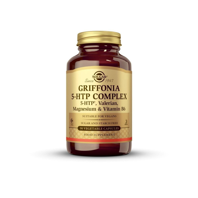Solgar Griffonia 5-htp 100mg 90 κάψουλες Solgar Griffonia 5-htp 100mg 90 κάψουλες