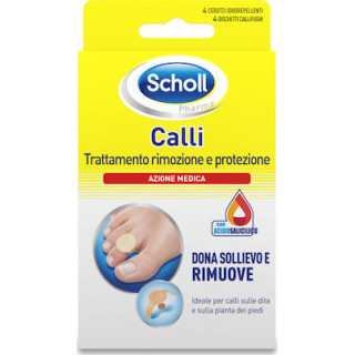 Scholl Σκληρύνσεις Αφαιρετικά Επιθέματα 4τμχ