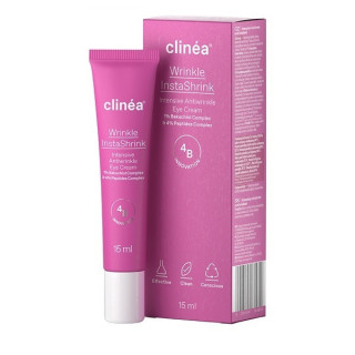 Clinea InstaShrink Αντιγηραντική & Συσφικτική Κρέμα Ματιών κατά των Μαύρων Κύκλων 15ml