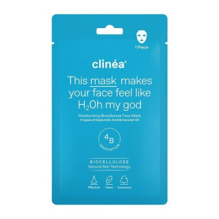 Clinea Moisturizing Biocellulose Eye Patches Ενυδάτωση 1 Ζευγάρι