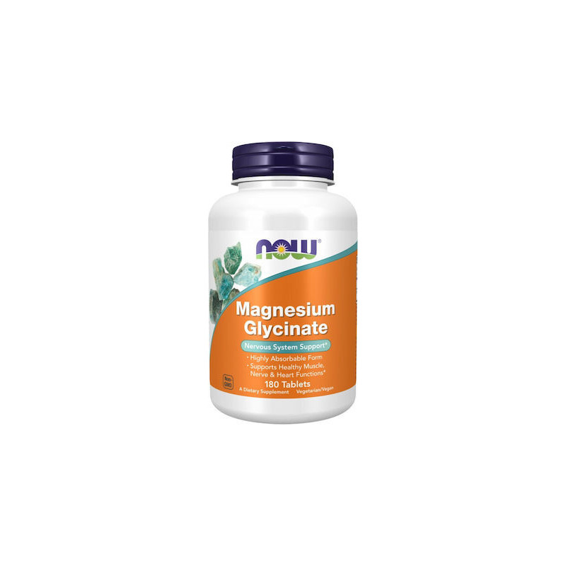 Now Foods Magnesium Glycinate 180 ταμπλέτες Now Foods Magnesium Glycinate 180 ταμπλέτες