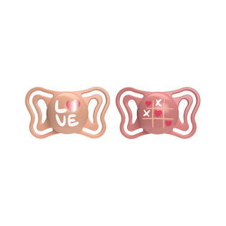 CHICCO ΠΙΠΙΛΑ PHYSIO LIGHT ΣΙΛΙΚΟΝΗΣ ΡΟΖ 16-36m (2ΤΜΧ) 71039-11