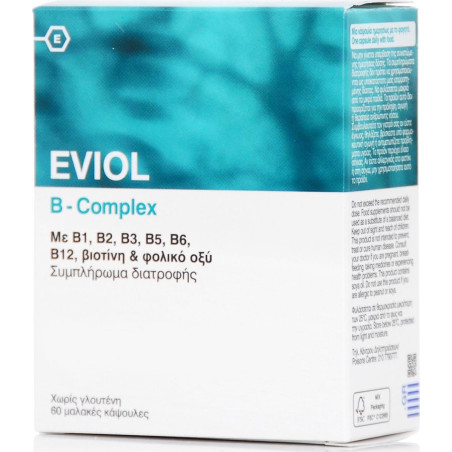 EVIOL B-Complex 60 μαλακές κάψουλες