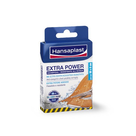 Hansaplast Extra Power Waterproof Προκομμένα Επιθέματα (8x6 εκ.)