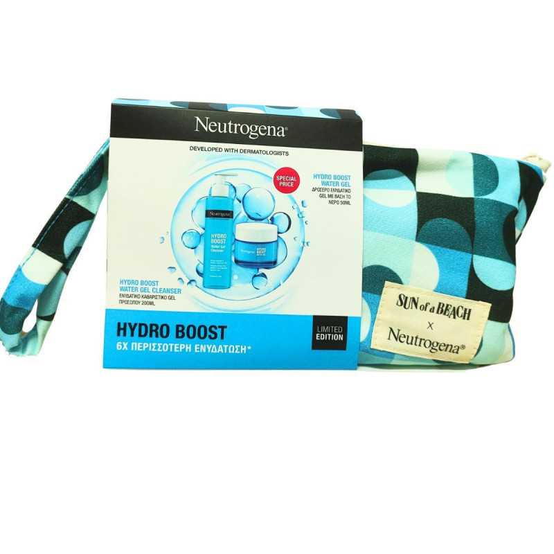 Neutrogena Sun of a Beach Hydro Boost Water Gel Cleanser 200ml & Κρέμα Προσώπου Water Gel 50ml Neutrogena Sun of a Beach Hydro Boost Water Gel Cleanser 200ml & Κρέμα Προσώπου Water Gel 50ml