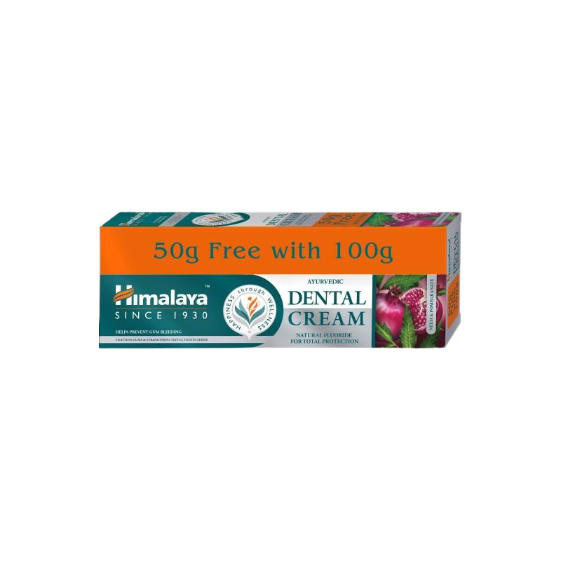 Himalaya Wellness Dental Cream Οδοντόκρεμα για Ουλίτιδα & Πλάκα Ρόδι & Φυσικό Φθόριο 100gr Himalaya Wellness Dental Cream Οδοντόκρεμα για Ουλίτιδα & Πλάκα Ρόδι & Φυσικό Φθόριο 100gr