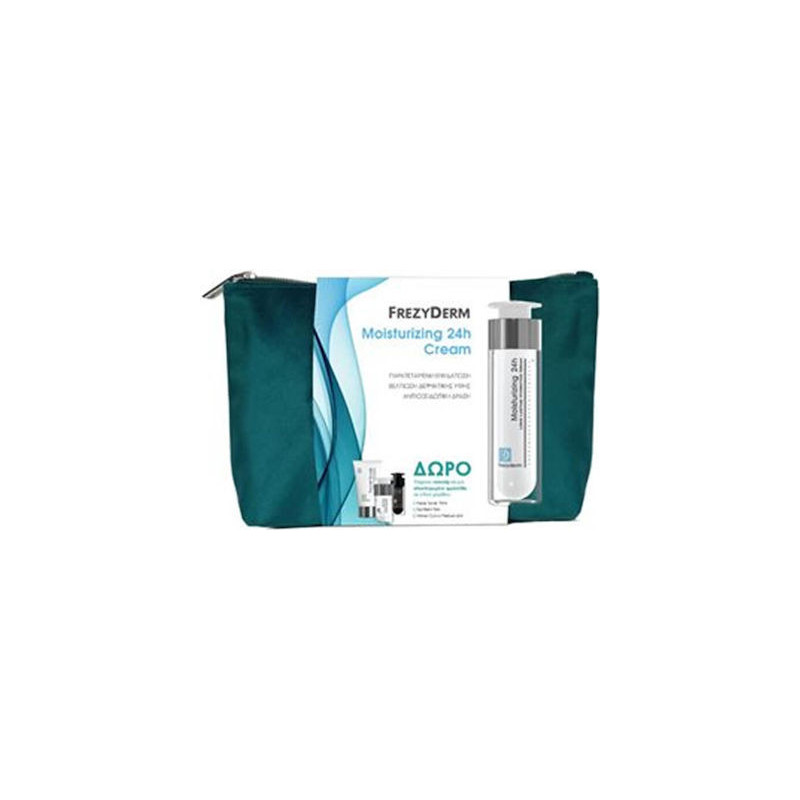 Frezyderm PROMO Moisturizing 24h Cream 50ml & ΔΩΡΟ Νεσεσέρ με Facial Scrub 15ml & Eye Balm 5ml & Velvet Colors Medium 2ml Frezyderm PROMO Moisturizing 24h Cream 50ml & ΔΩΡΟ Νεσεσέρ με Facial Scrub 15ml & Eye Balm 5ml & Velvet Colors Medium 2ml