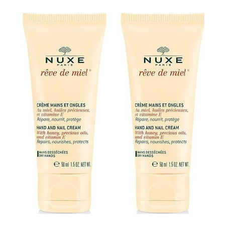 Nuxe Reve de Miel Creme Mains et Ongles Ενυδατική Κρέμα Χεριών 2x50ml